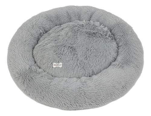 Cama Antiestres 110cm Norplat Perro Dona Colchon Grande Xxl Gris Claro Dona Antiestrés