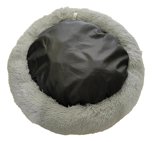 Cama Antiestres 110cm Norplat Perro Dona Colchon Grande Xxl Gris Claro Dona Antiestrés