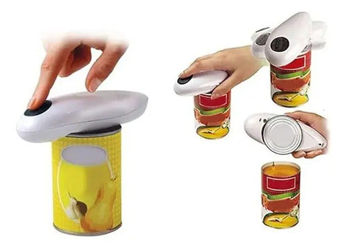 Abrelatas Electrico Abridor De Latas + Abre Botellas Norplat
