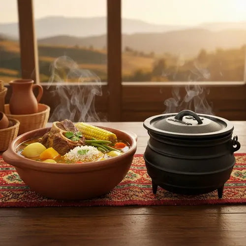 Olleta Olla Hierro Fierro Fundido 1.7 Litros + Tapa Norplat Negro