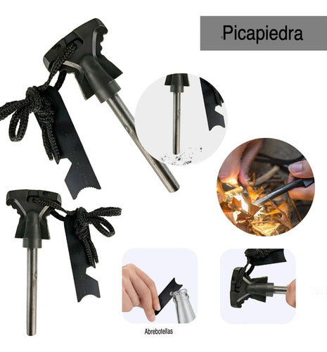 Kit Herramientas De Supervivencia Camping Pesca Trekking