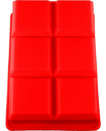 Cubetera Para 6 Cubos De Hielo De 5cm - Cukin Rojo