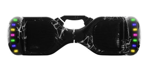 Hoverboard Eciclos Speaker Bluetooth Scooter Diseños Black Galaxy (negro)