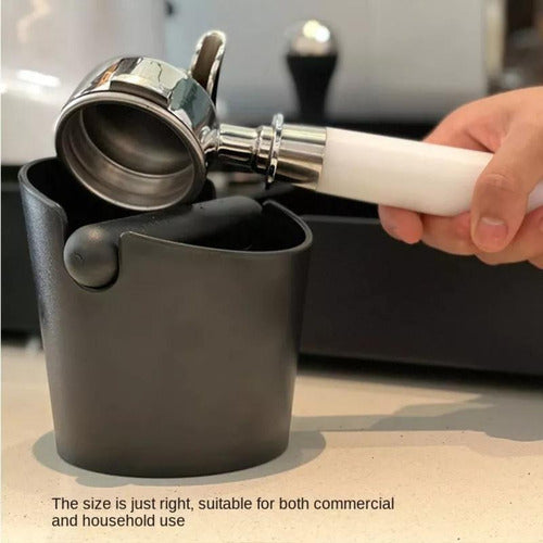 Knock Box Borra De Cafe Accesorio Cafetera Barista - Norplat Negro
