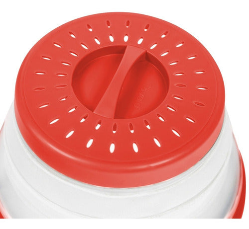 Tapa Microondas 27cm Plegable Anti Salpicadura - Cukin