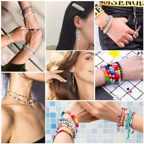  Kit Para Hacer Pulseras Y Alhajas Norplat Bricolaje Cuentas