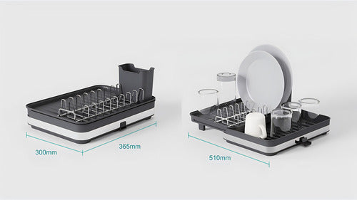 Secaplatos Escurridor Platos Loza Acero Inoxidable - Norplat Negro