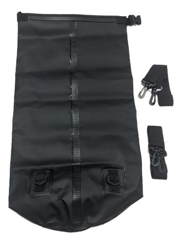 Bolso Seco Flotante Impermeable Mochila 30 Litros - Norplat Negro