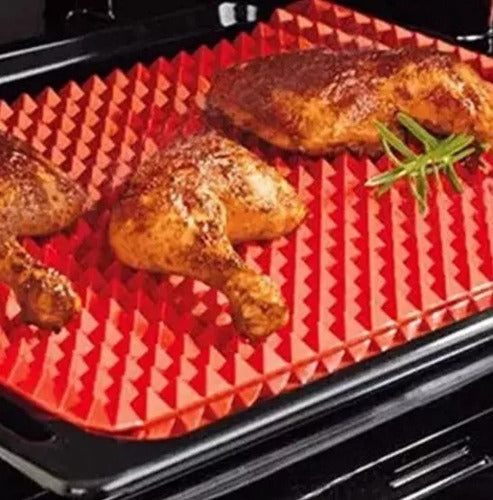 Tapete De Pirámides Para Hornear- Rojo Rojo