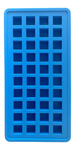 Molde De Silicona Para 40 Mini Cubos De Hielo - Cukin Celeste