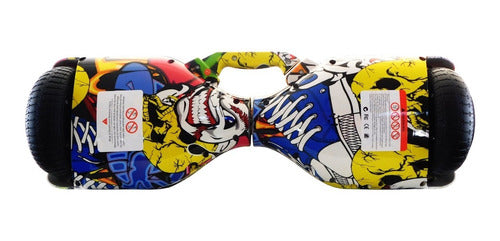 Hoverboard Eciclos Speaker Bluetooth Scooter Diseños Yellow Comic Clown (amarillo)