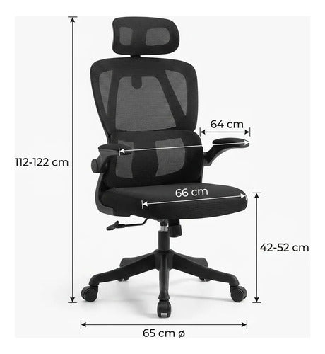 Silla Oficina Escritorio Ergonomica Norplat Lumbar Ultraflex