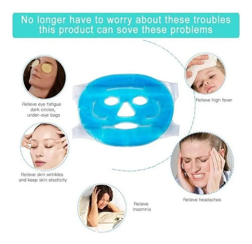 Compresa Facial Compresas Gel Frio Calor Migraña - Norplat 03 - Oceano