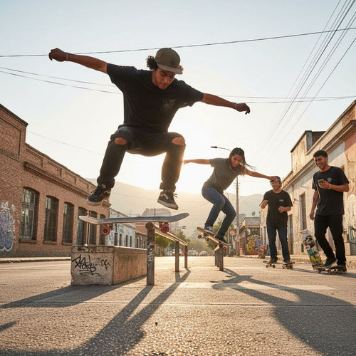 Tabla Skate Skateboard Madera Arce 7 Láminas 32'' - Norplat Mono A22