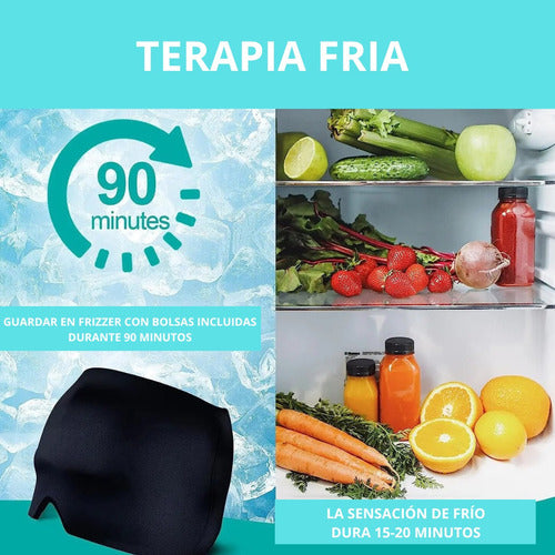 Gorro Migraña Gel Alivia Dolor Cabeza Compresa Gel - Norplat Gris