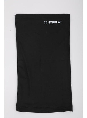 Cuello Elástico Bandana Respirable Uv400 Cortaviento Norplat Negro Standard