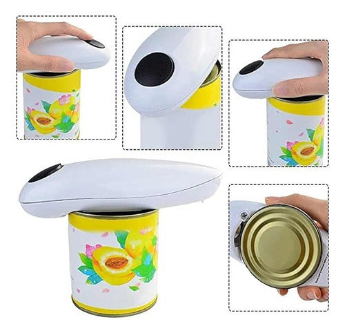 Abrelatas Electrico Abridor De Latas + Abre Botellas Norplat