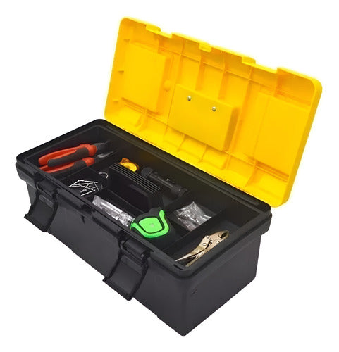 Caja Para Herramientas Premium Pro 42cm Tornillera - Norplat Negro