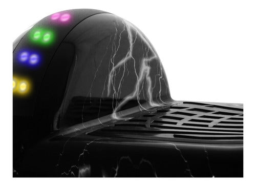 Hoverboard Eciclos Speaker Bluetooth Scooter Diseños Black Galaxy (negro)