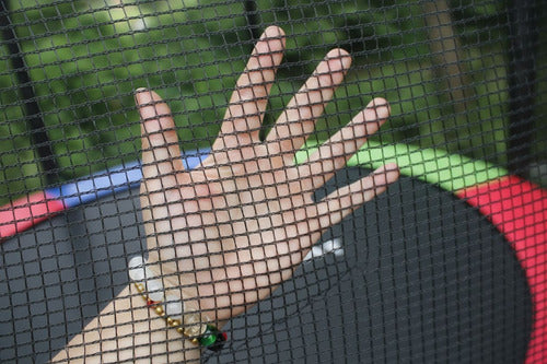 Cama Elástica Norplat Para Niños 8pies 2.44mt Con Escalera Negra Multicolor