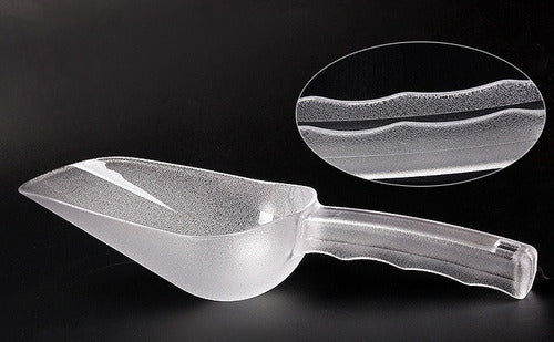 Poruña Pala Plástico Calidad Alimentaria 30 Cm Transparente Transparente