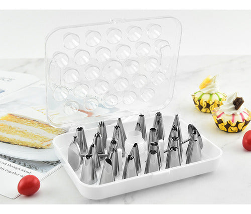 Set 26 Boquillas + Adaptador Manga Pastelera Repostería 26