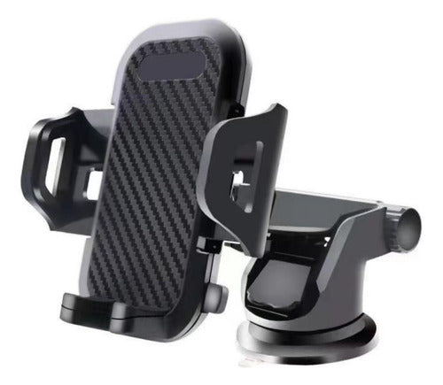 Soporte Celular Auto Porta Telefono Brazo Largo - Norplat Negro