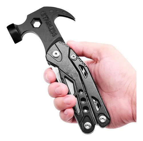 Cortapluma Norplat Supervivencia Pesca Camping 12en1 Funda Negro