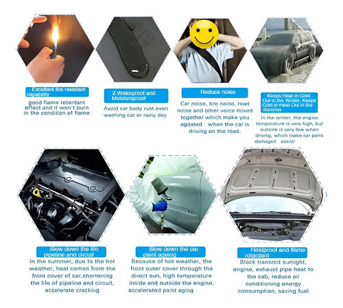 Lamina Goma Aislante 10mm Sonido Termico Puertas - Norplat Plateado