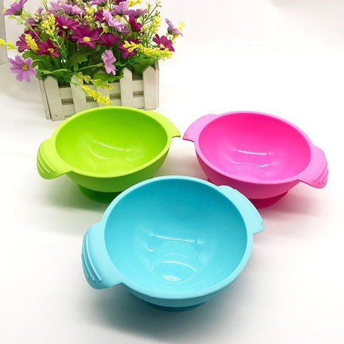 Bowl Grande Silicona Con Ventosa Para Bebé Y Niño - Norplat Beige