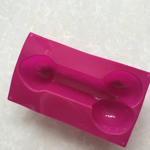 Molde De Silicona Pene Grande Queque Despedida Solteras Fucsia