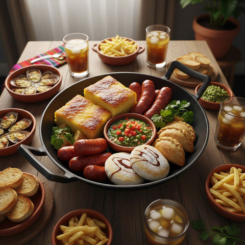 Wok De Hierro Fundido 32 X 9 Cm Redondo - Norplat Negro