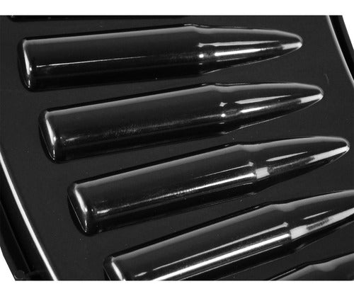 Set X2 Moldes De Plástico Para Balas De Hielo Negro - Cukin