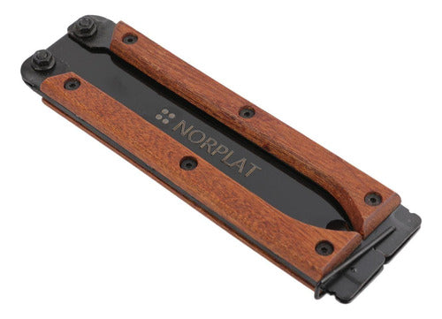 Sierra Japonesa Serrucho Portátil Plegable 30cm - Norplat Marrón