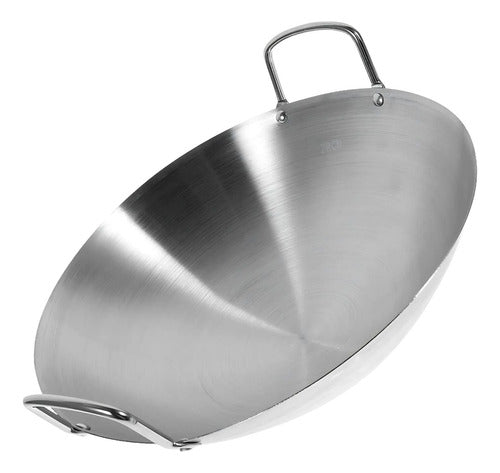 Wok 47 Cm Disco De Acero Inoxidable Para Cocimiento  Norplat