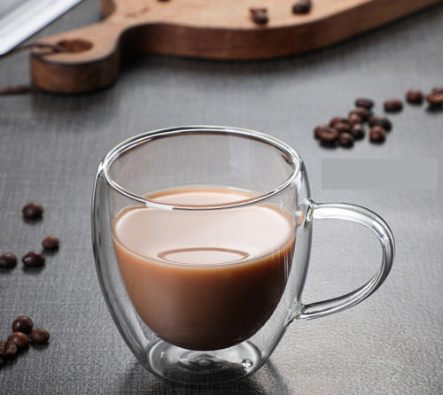 Taza Cafe Doble Pared 150ml Frio Caliente - Cukin