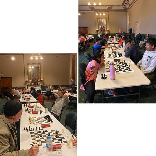 Juego De Ajedrez Escolar Portable Tablero 50x50cm - Norplat