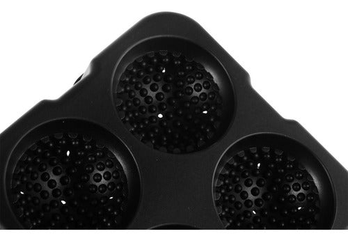 Molde De Silicona Para Bolas De Golf De Hielo - Cukin Negro