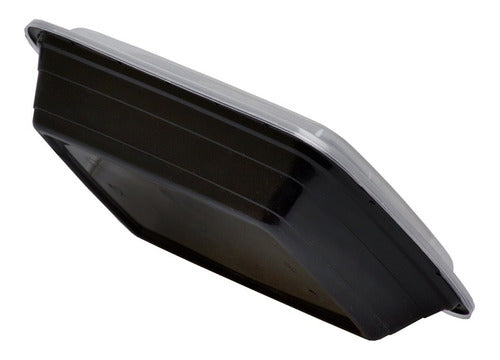 Recipientes Comida Pack 50pz Ecológico Reutilizable - Cukin Negro