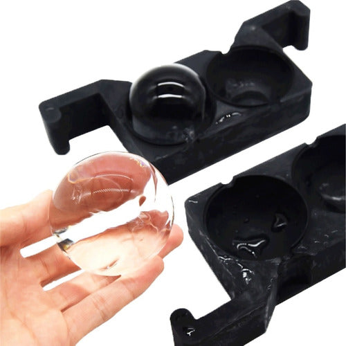Molde Para Hacer Bolas De Hielo Transparentes - Cukin Negro