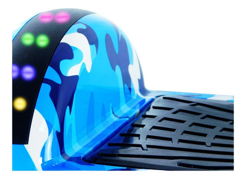 Patineta Smart Balance Speaker Bluetooth - Rebelde Eciclos Blue Camo (azul)