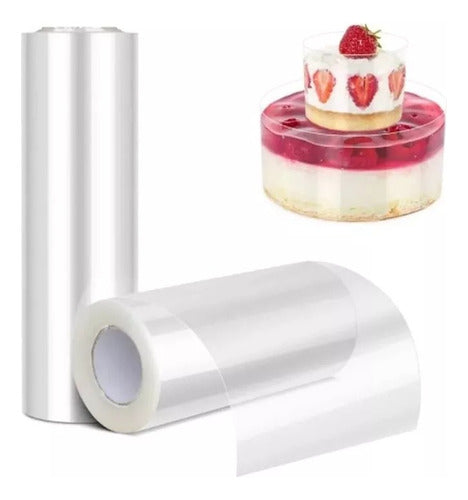 Rollo De Acetato Transparente Repostería 21cm X 5mts - Cukin Transparente