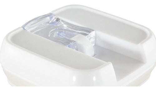 Contenedor Alimentos Hermético Cierra Fácil 0.8 Lts - Cukin Blanco