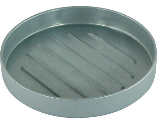 Prensa Para Hamburguesa De Aluminio Plateado