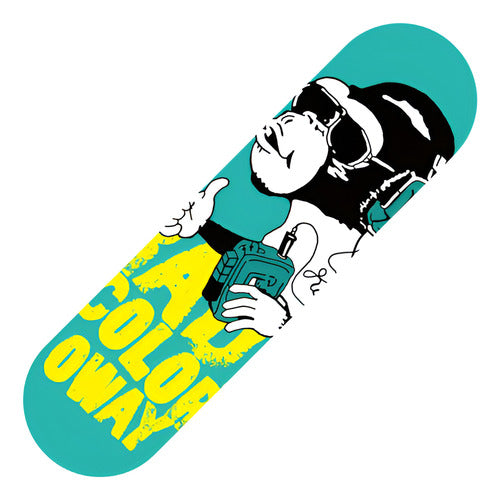 Tabla Skate Skateboard Madera Arce 7 Láminas 32'' - Norplat Mono A22