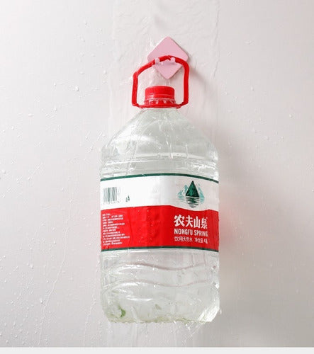 Pack De 5 Ganchos Dobles Auto Adhesivos Ideal Cocina Baño