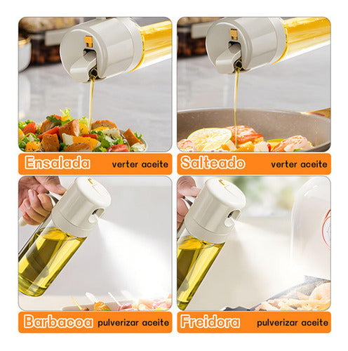 Aceitera Spray Rociador Alcuza Vidrio Aceite Vinagre Norplat