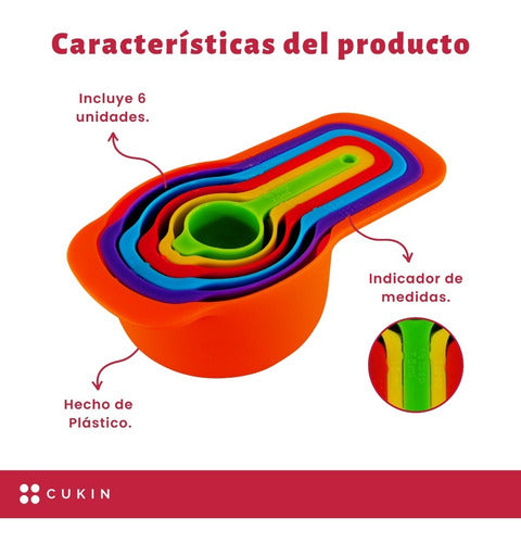 Pack De Cucharas Medidoras - Cukin Variado