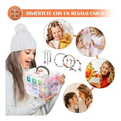  Kit Para Hacer Pulseras Y Alhajas Norplat Bricolaje Cuentas
