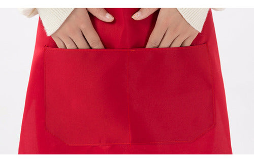 Pechera Clásica Gourmet Antifluido, Antiacido, Antibacterial Rojo